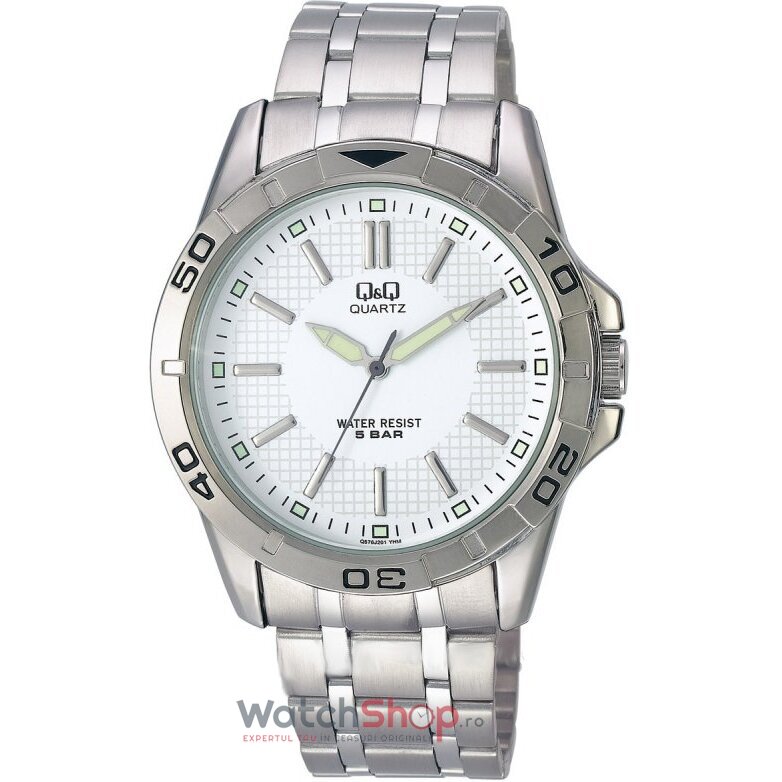 Ceas Q&Q Casual-Sport Barbatesc Q576J201Y Argintiu Quartz cu Comanda Online