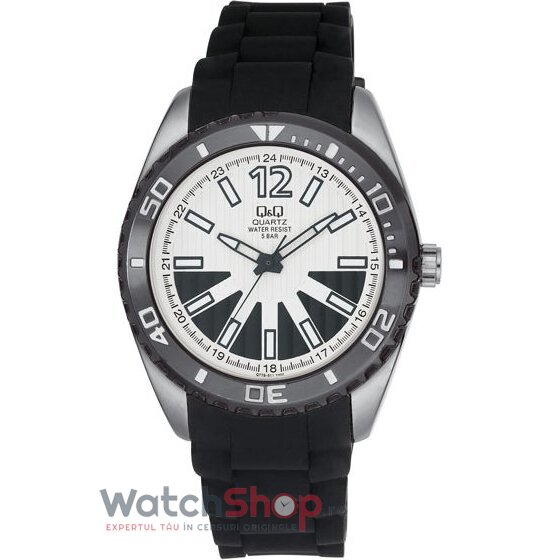 Ceas Q&Q Fashion Barbatesc Q778J511Y Alb Quartz cu Comanda Online