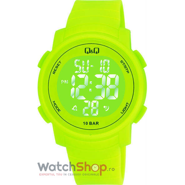 Ceas Q&Q Sport Barbatesc M122J005Y Verde deschis Quartz cu Comanda Online