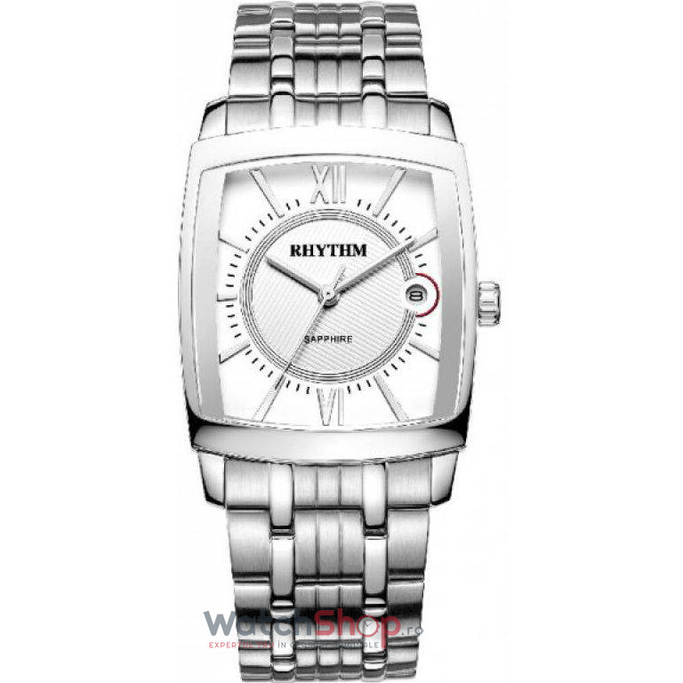 Ceas RHYTHM Original Barbatesc Casual Argintiu P1201S01 Quartz cu Comanda Online