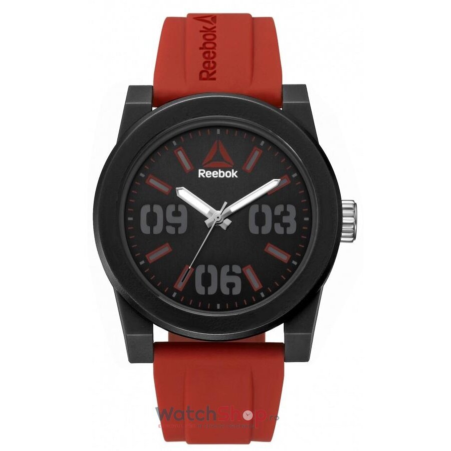 Ceas Reebok Casual-Sport Barbatesc HOOK RD-HOO-G2-PBIR-BR Negru Quartz cu Comanda Online