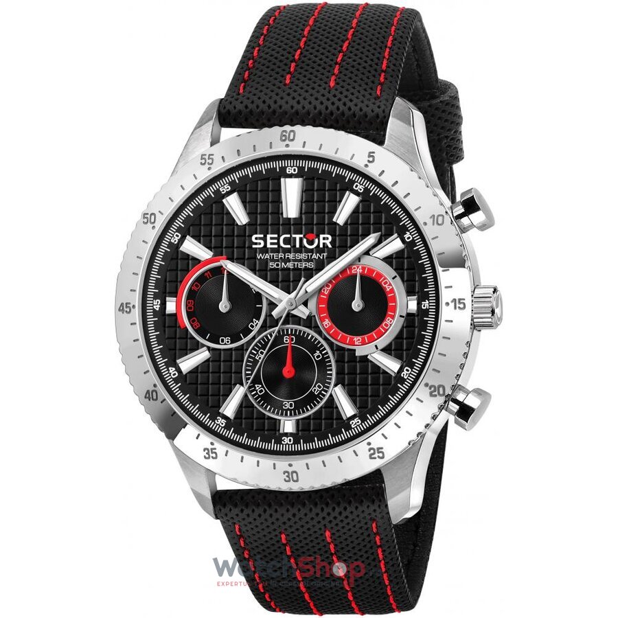 Ceas Sector Original Elegant Negru pentru Barbati 270 R3251578011 cu Comanda Online