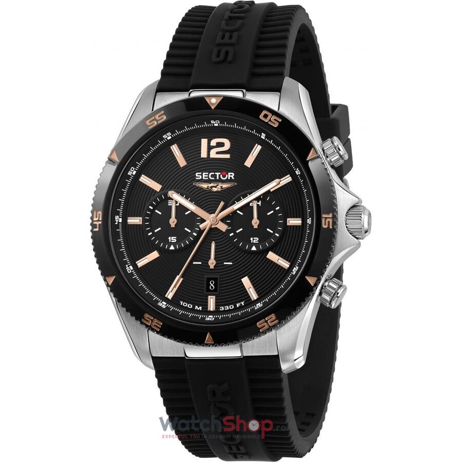 Ceas Sector Original casual Negru pentru Barbati 650 R3271631002 cu Comanda Online