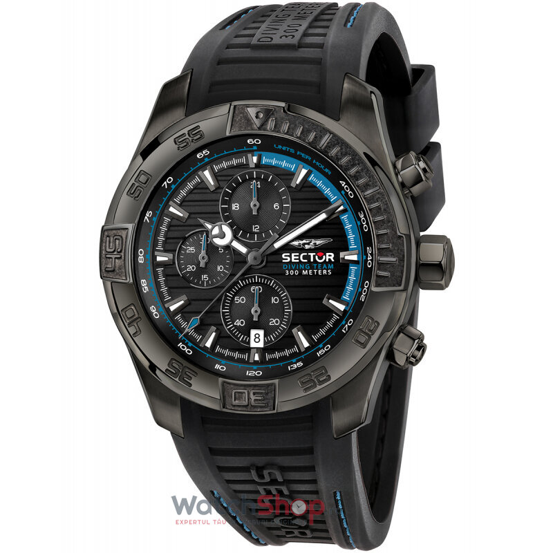 Ceas Sector Original sport Negru pentru Barbati DIVING TEAM R3271635001 cu Comanda Online