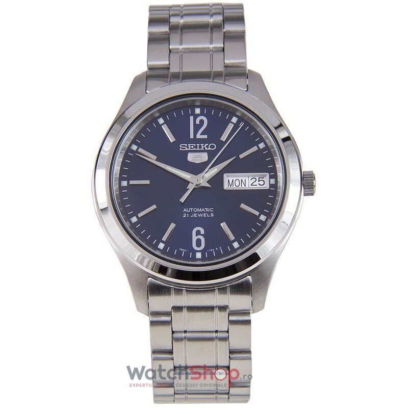 Ceas Seiko Original Barbatesc Casual Albastru 5 SNKM55K1 Automatic cu Comanda Online