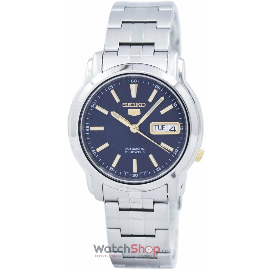 Ceas Seiko Original Barbatesc Casual Albastru SNKL79K1 Automatic cu Comanda Online