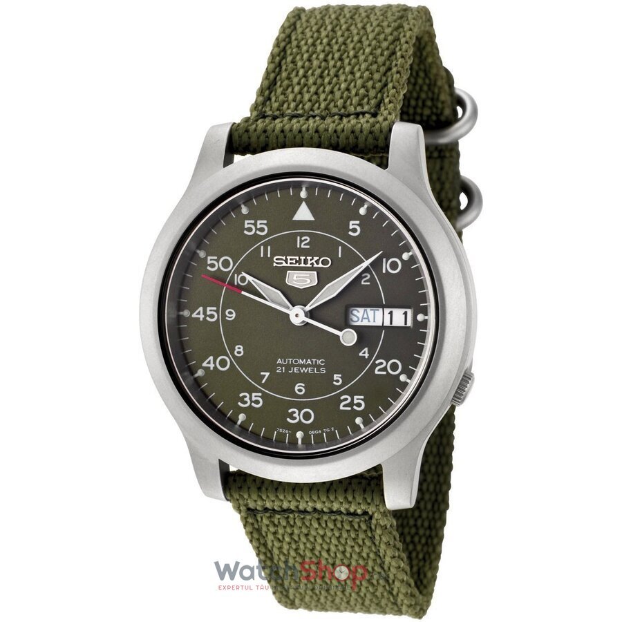 Ceas Seiko Original Barbatesc Sport Verde SNK805K2 SEIKO 5 Automatic cu Comanda Online