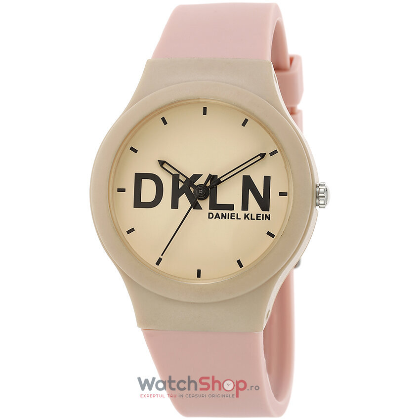 Ceas Sport Daniel Klein DKLN DK.1.12411.7 Bej de Dama Original cu Comanda Online