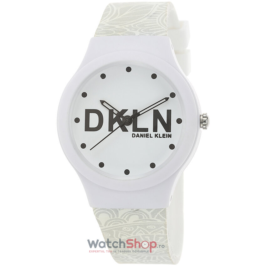 Ceas Sport Daniel Klein DKLN DK.1.12436.1 Alb de Dama Original cu Comanda Online