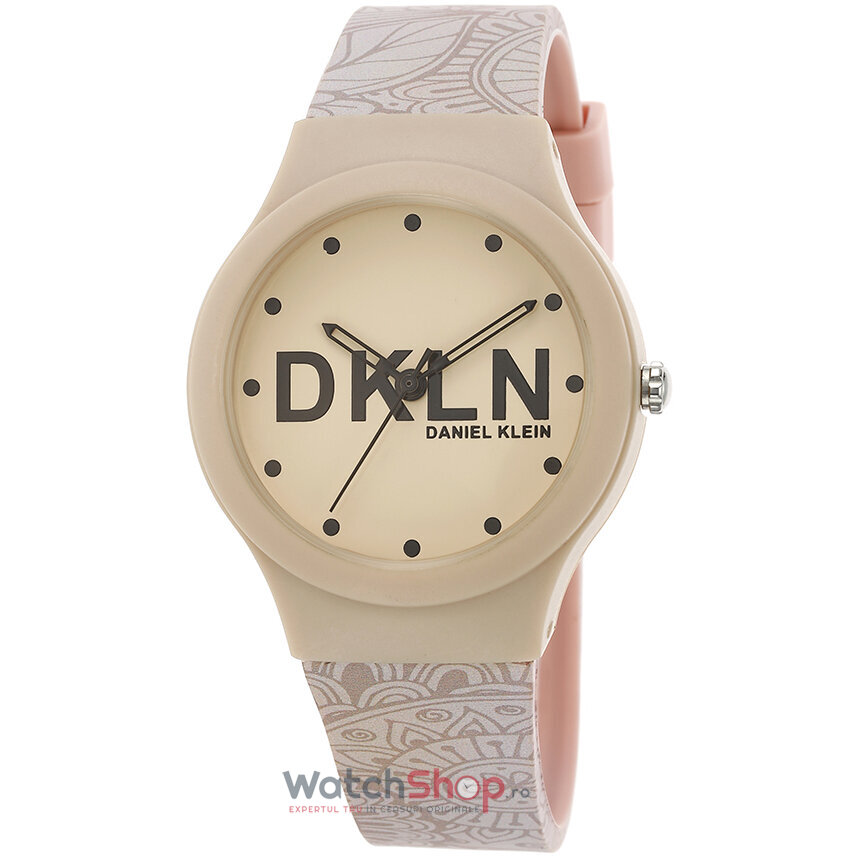 Ceas Sport Daniel Klein DKLN DK.1.12436.5 Bej de Dama Original cu Comanda Online