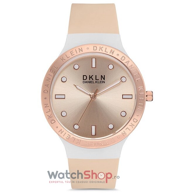 Ceas Sport Daniel Klein DKLN DK.1.12644.4 Aur roz de Dama Original cu Comanda Online