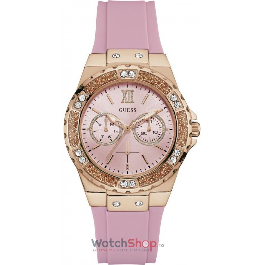 Ceas Sport Guess LIMELIGHT W1053L3 Roz de Dama Original cu Comanda Online