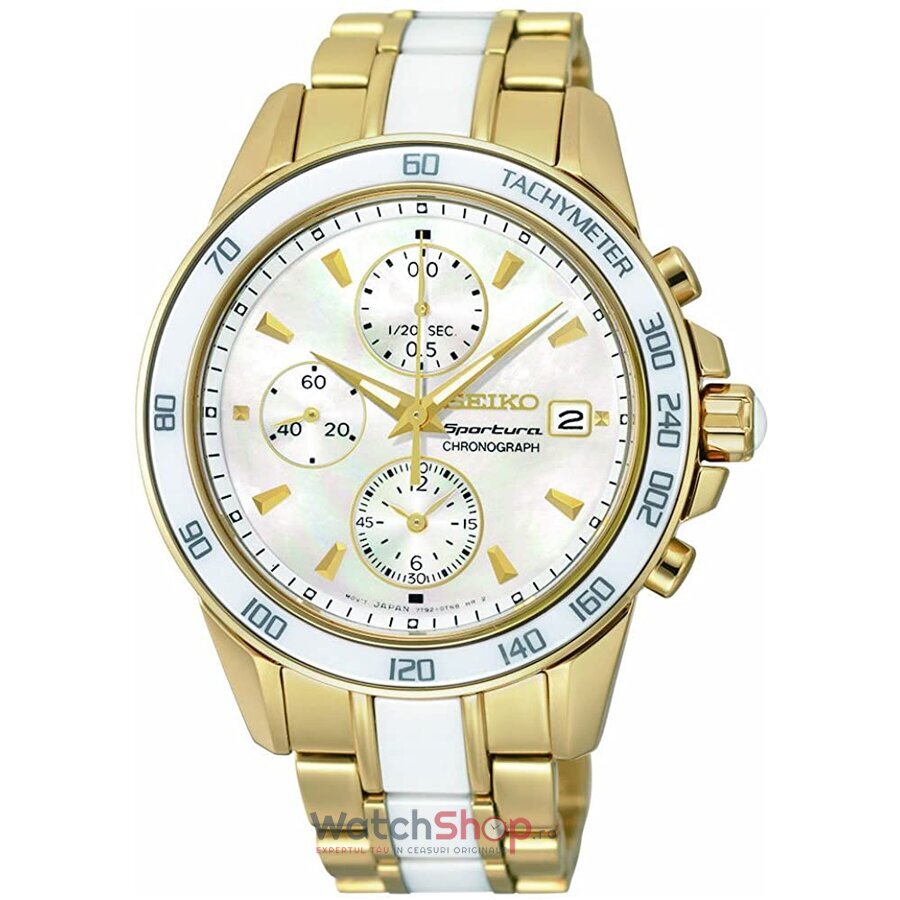 Ceas Sport Seiko URA SNDX02P1 Cronograf  de Dama Original cu Comanda Online