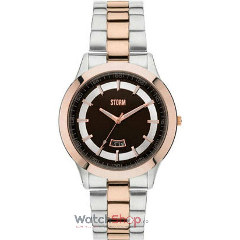 Ceas Sport Storm Barbatesc MAZIN ROSE GOLD Maro Quartz Original cu Comanda Online