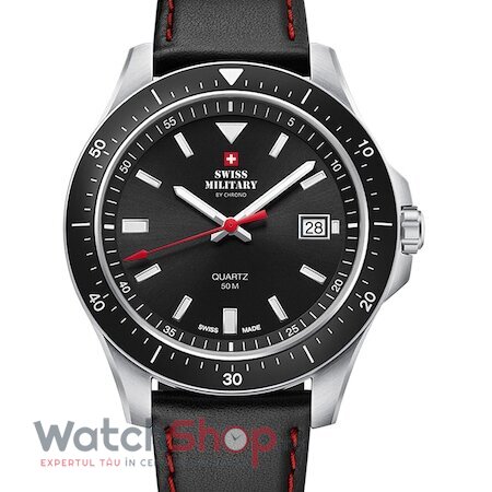 Ceas Swiss Military by Chrono Original Barbatesc Sport Negru SM34082.04 Quartz cu Comanda Online