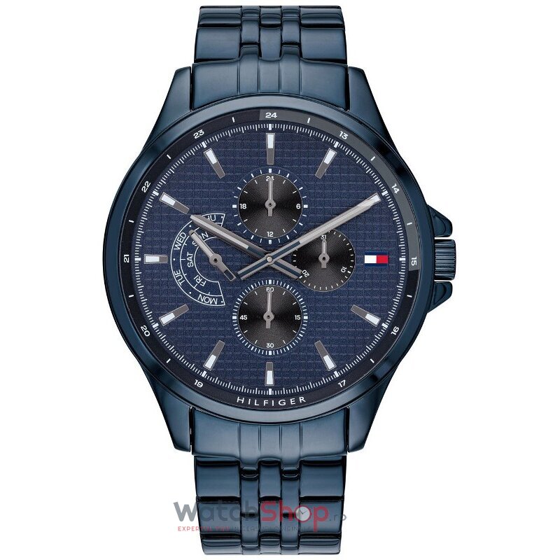 Ceas Tommy Hilfiger Original Barbatesc Sport Bleumarin Shawn 1791618 Quartz cu Comanda Online