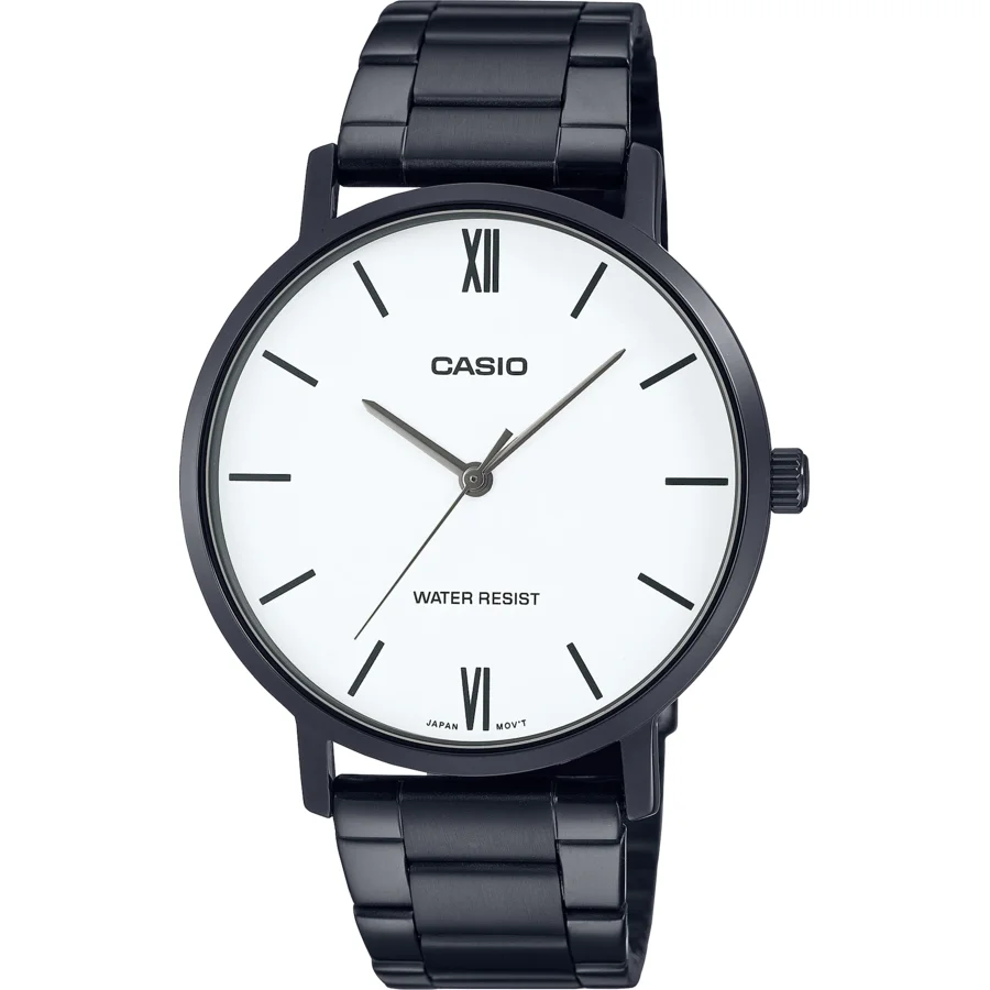 Ceas de Mana Casio Casual Alb DRESS MTP-VT01B-7BUDF pentru Barbati cu Comanda Online