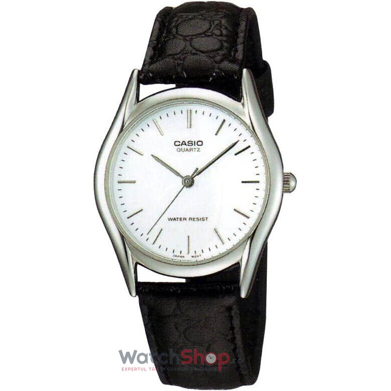 Ceas de Mana Casio Casual Alb MTP-1094E-7A pentru Barbati cu Comanda Online