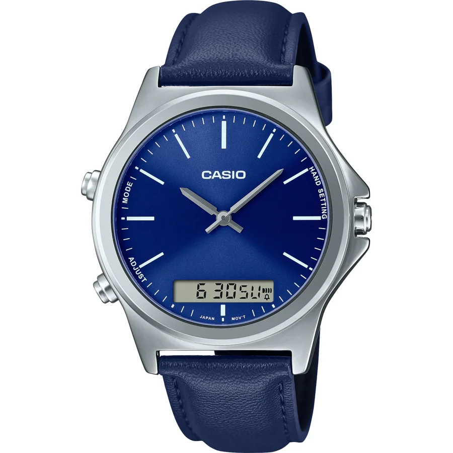 Ceas de Mana Casio Elegant Albastru GENERAL MTP-VC01L-2EUDF pentru Barbati cu Comanda Online