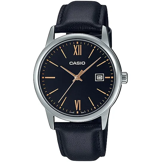 Ceas de Mana Casio Elegant Negru MTP-V002L-1B3UDF pentru Barbati cu Comanda Online