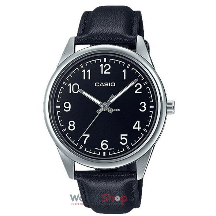 Ceas de Mana Casio Elegant Negru MTP-V005L-1B4UDF pentru Barbati cu Comanda Online