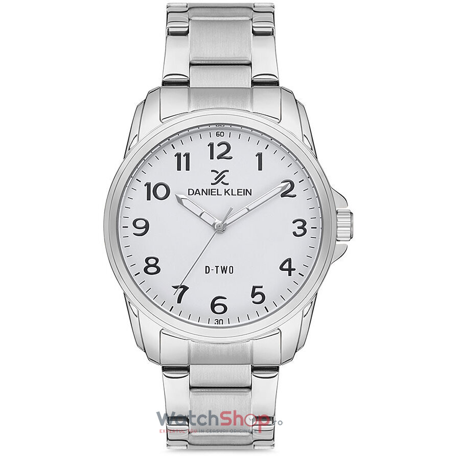 Ceas de Mana Daniel Klein Casual Alb D TWO DK.1.12624.1 pentru Barbati cu Comanda Online