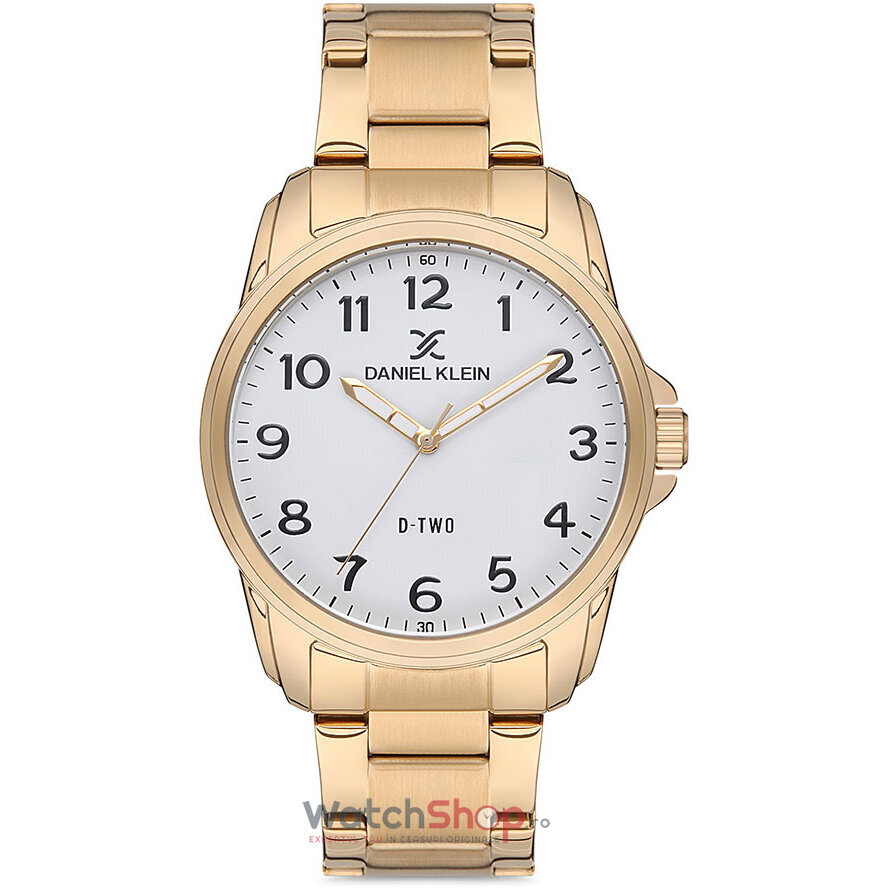 Ceas de Mana Daniel Klein Casual Alb D TWO DK.1.12624.2 pentru Barbati cu Comanda Online