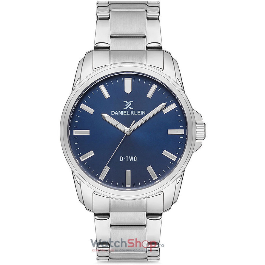 Ceas de Mana Daniel Klein Casual Albastru D TWO DK.1.12624.5 pentru Barbati cu Comanda Online