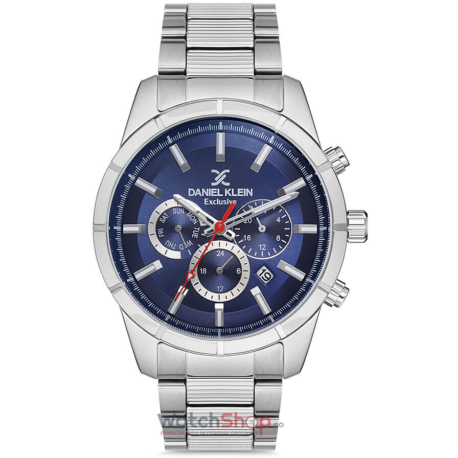 Ceas de Mana Daniel Klein Casual Albastru EXCLUSIVE DK.1.12718.3 pentru Barbati cu Comanda Online