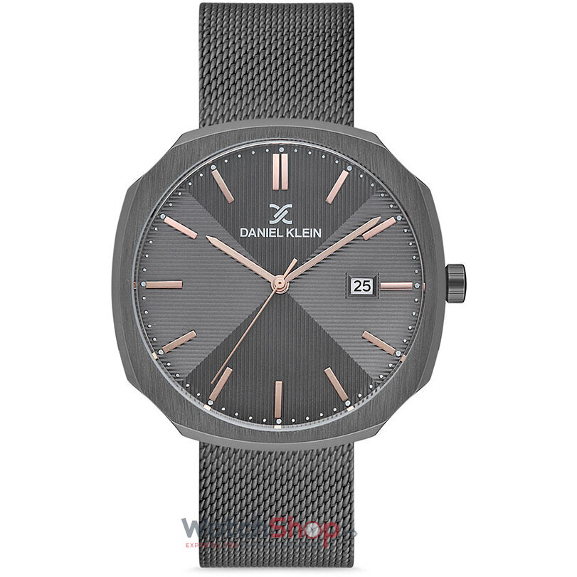 Ceas de Mana Daniel Klein Casual Antracit FIORD DK.1.12652.5 pentru Barbati cu Comanda Online