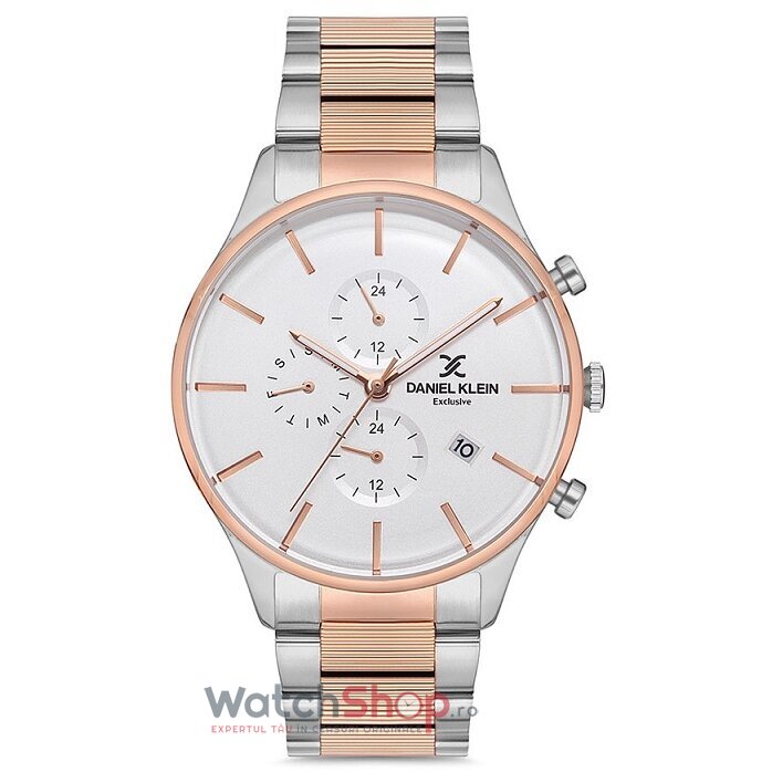 Ceas de Mana Daniel Klein Casual Argintiu EXCLUSIVE DK.1.12601.4 pentru Barbati cu Comanda Online