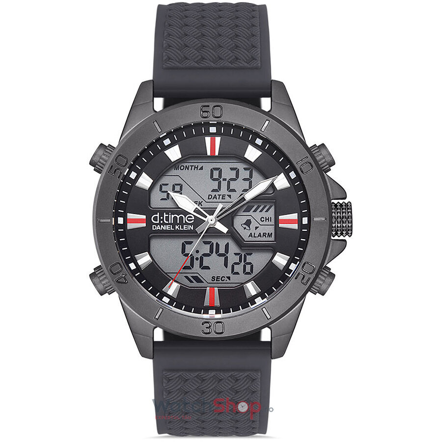 Ceas de Mana Daniel Klein Casual Gri D TIME DK.1.12885.6 pentru Barbati cu Comanda Online