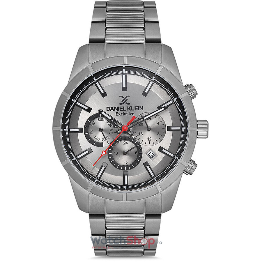 Ceas de Mana Daniel Klein Casual Gri EXCLUSIVE DK.1.12718.4 pentru Barbati cu Comanda Online