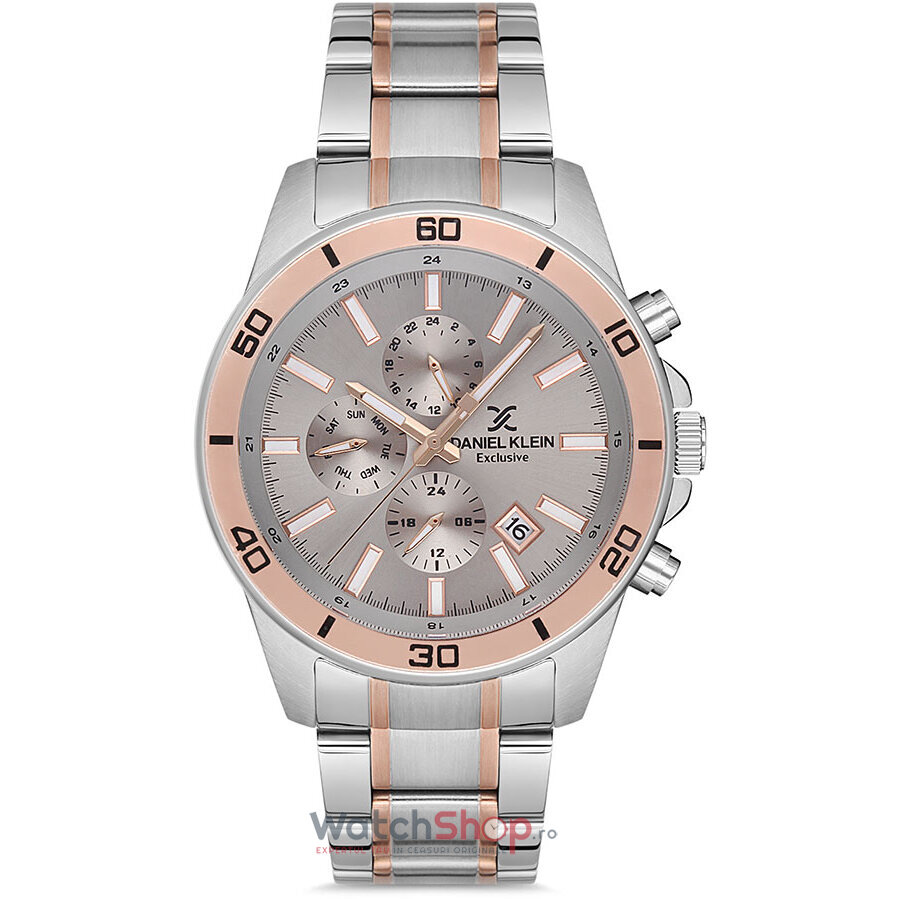 Ceas de Mana Daniel Klein Casual Gri EXCLUSIVE DK.1.12737.5 pentru Barbati cu Comanda Online