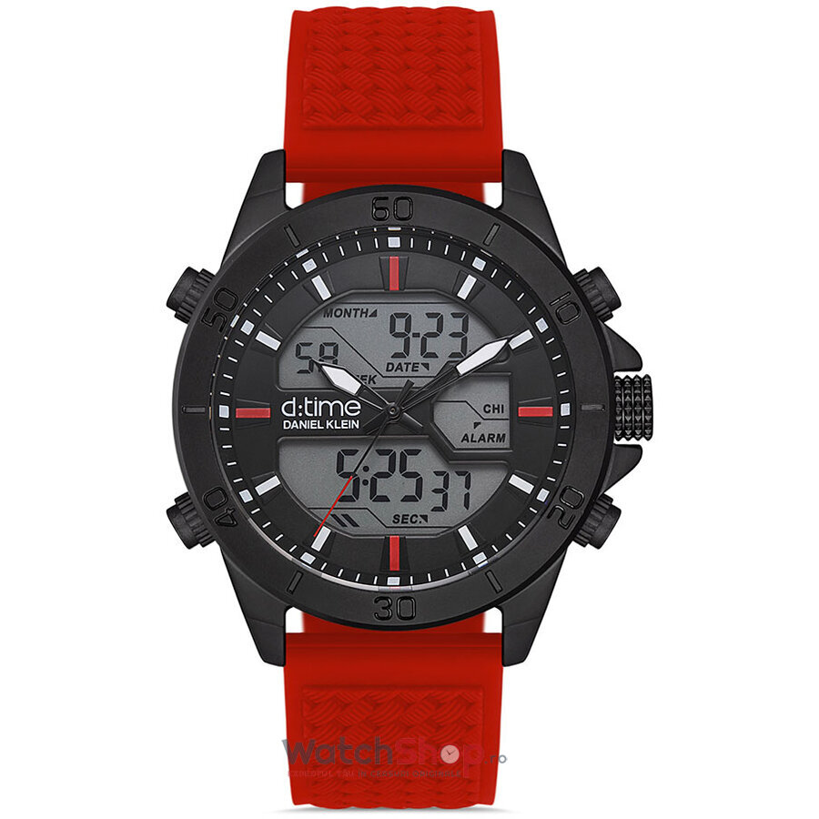 Ceas de Mana Daniel Klein Casual Negru D TIME DK.1.12885.3 pentru Barbati cu Comanda Online