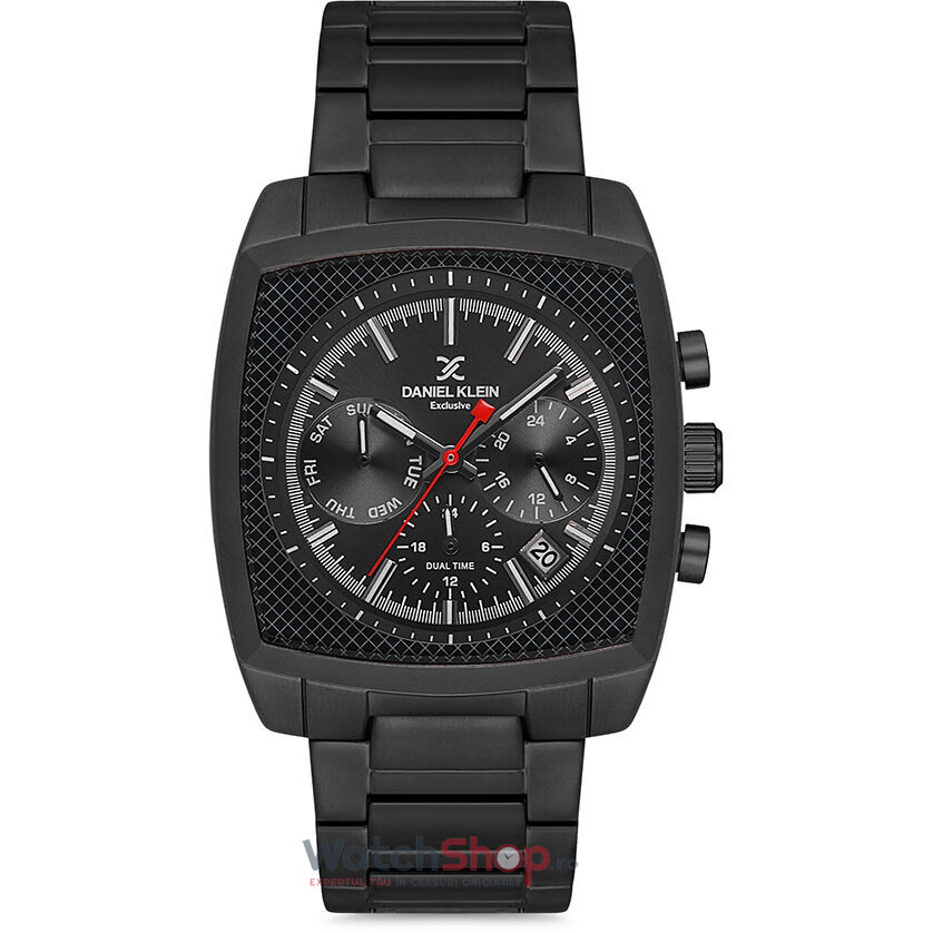 Ceas de Mana Daniel Klein Casual Negru EXCLUSIVE DK.1.12749.5 pentru Barbati cu Comanda Online