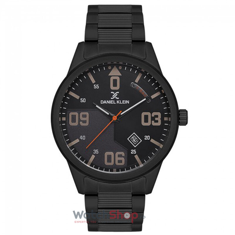 Ceas de Mana Daniel Klein Casual Negru PREMIUM DK.1.12671.5 pentru Barbati cu Comanda Online