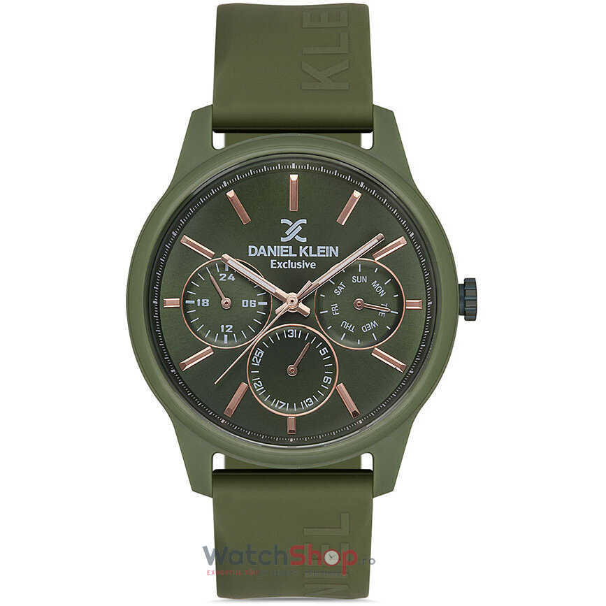 Ceas de Mana Daniel Klein Casual Verde DKLN DK.1.12868.6 pentru Barbati cu Comanda Online