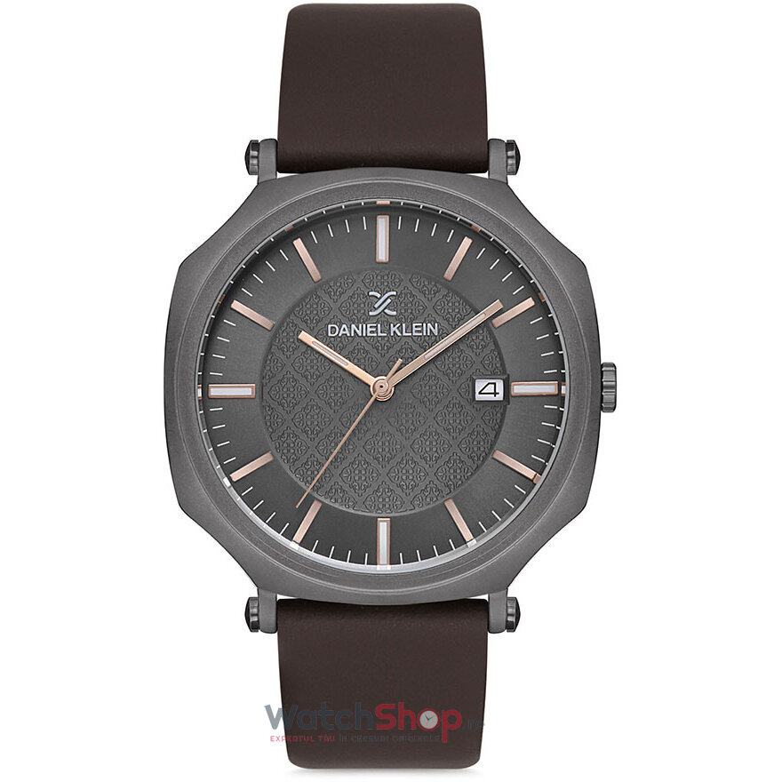 Ceas de Mana Daniel Klein Elegant Gri FIORD DK.1.12747.4 pentru Barbati cu Comanda Online