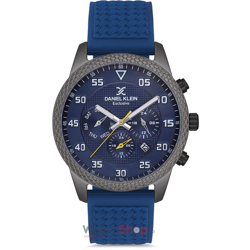 Ceas de Mana Daniel Klein Sport Albastru EXCLUSIVE DK.1.12656.2 pentru Barbati cu Comanda Online