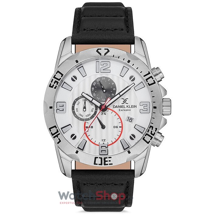 Ceas de Mana Daniel Klein Sport Argintiu EXCLUSIVE DK.1.12592.1 pentru Barbati cu Comanda Online