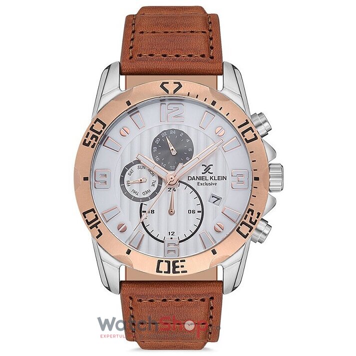 Ceas de Mana Daniel Klein Sport Argintiu EXCLUSIVE DK.1.12592.3 pentru Barbati cu Comanda Online