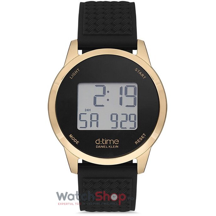 Ceas de Mana Daniel Klein Sport Negru D TIME DK.1.12640.3 pentru Barbati cu Comanda Online