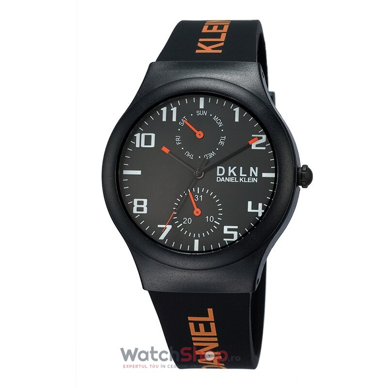 Ceas de Mana Daniel Klein Sport Negru DKLN DK.1.12476.7 pentru Barbati cu Comanda Online