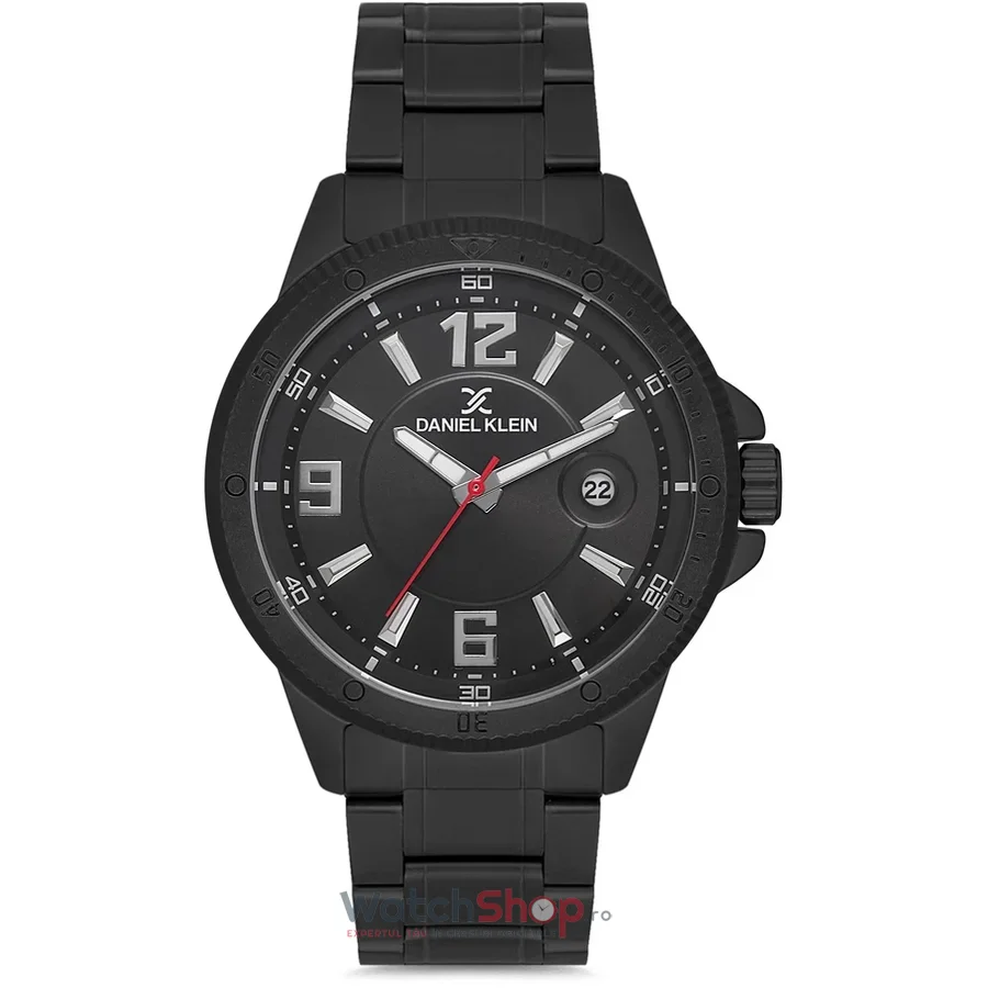 Ceas de Mana Daniel Klein Sport Negru PREMIUM DK.1.12577.4 pentru Barbati cu Comanda Online