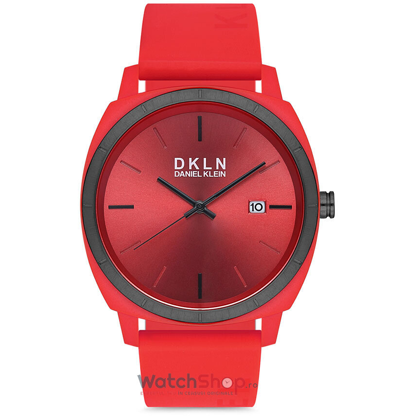 Ceas de Mana Daniel Klein Sport Rosu DKLN DK.1.12650.7 pentru Barbati cu Comanda Online