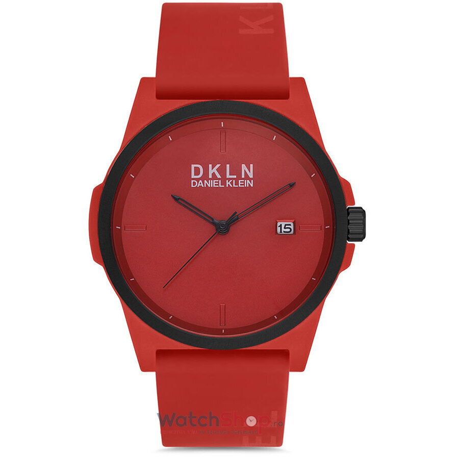 Ceas de Mana Daniel Klein Sport Rosu DKLN DK.1.12715.3 pentru Barbati cu Comanda Online