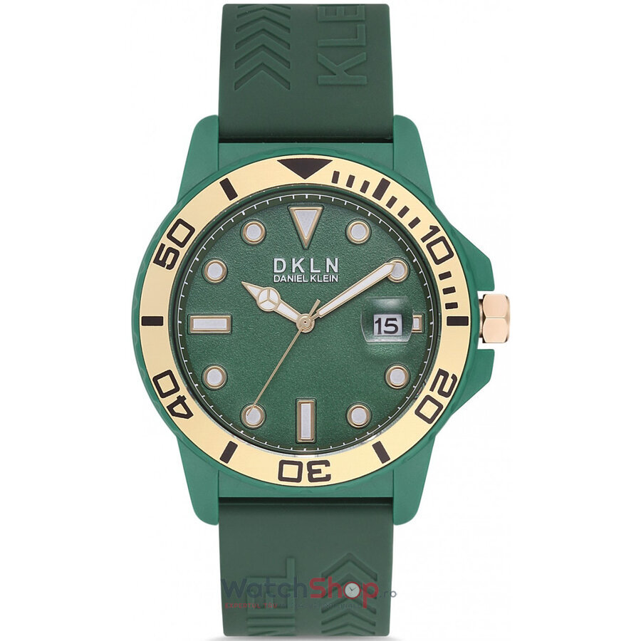 Ceas de Mana Daniel Klein Sport Verde DKLN DK.1.12647.6 pentru Barbati cu Comanda Online