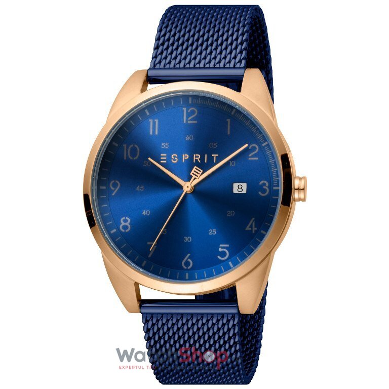 Ceas de Mana ESPRIT Casual Albastru CAMEO ES1G212M0085 pentru Barbati cu Comanda Online