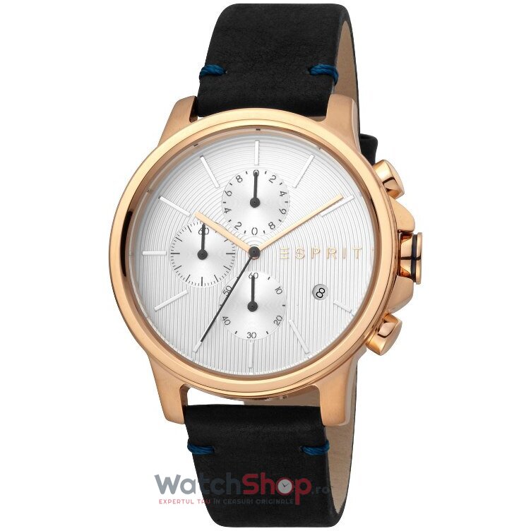 Ceas de Mana ESPRIT Casual Argintiu COURSE CHRONO ES1G155L0035 Cronograf pentru Barbati cu Comanda Online